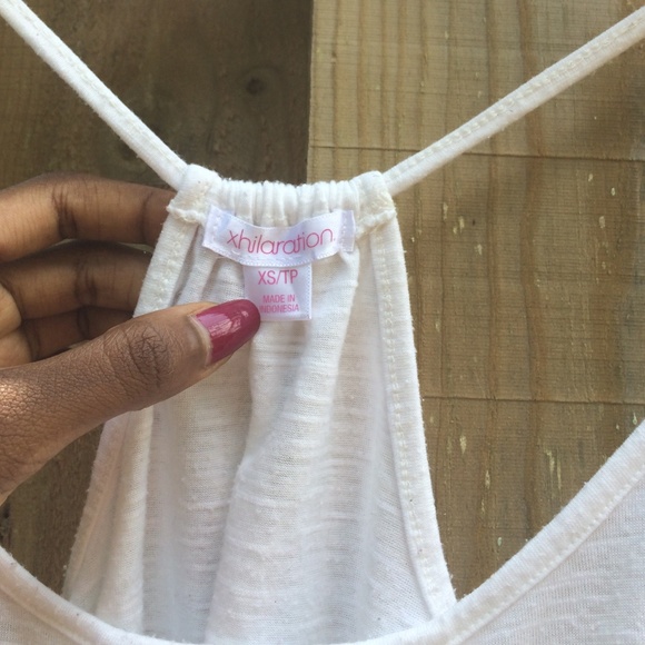 White Xhiliration top - Picture 3 of 4