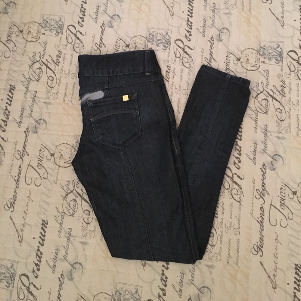 BEBE ripped jeans