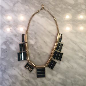 Zara Green & Gold Statement Necklace