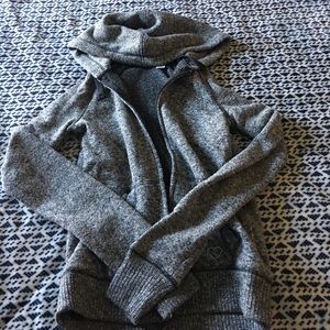 Grey Aeropostale zip up hoodie