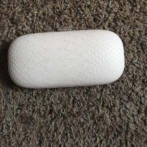 White Prom Clutch