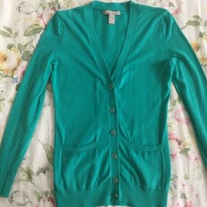 Banana Republic cardigan in green, size XS