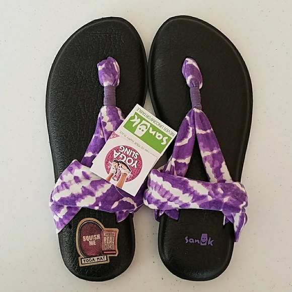 Sanuk Other - Sanuk Yoga Youth Sandals Sling Back 3-4
