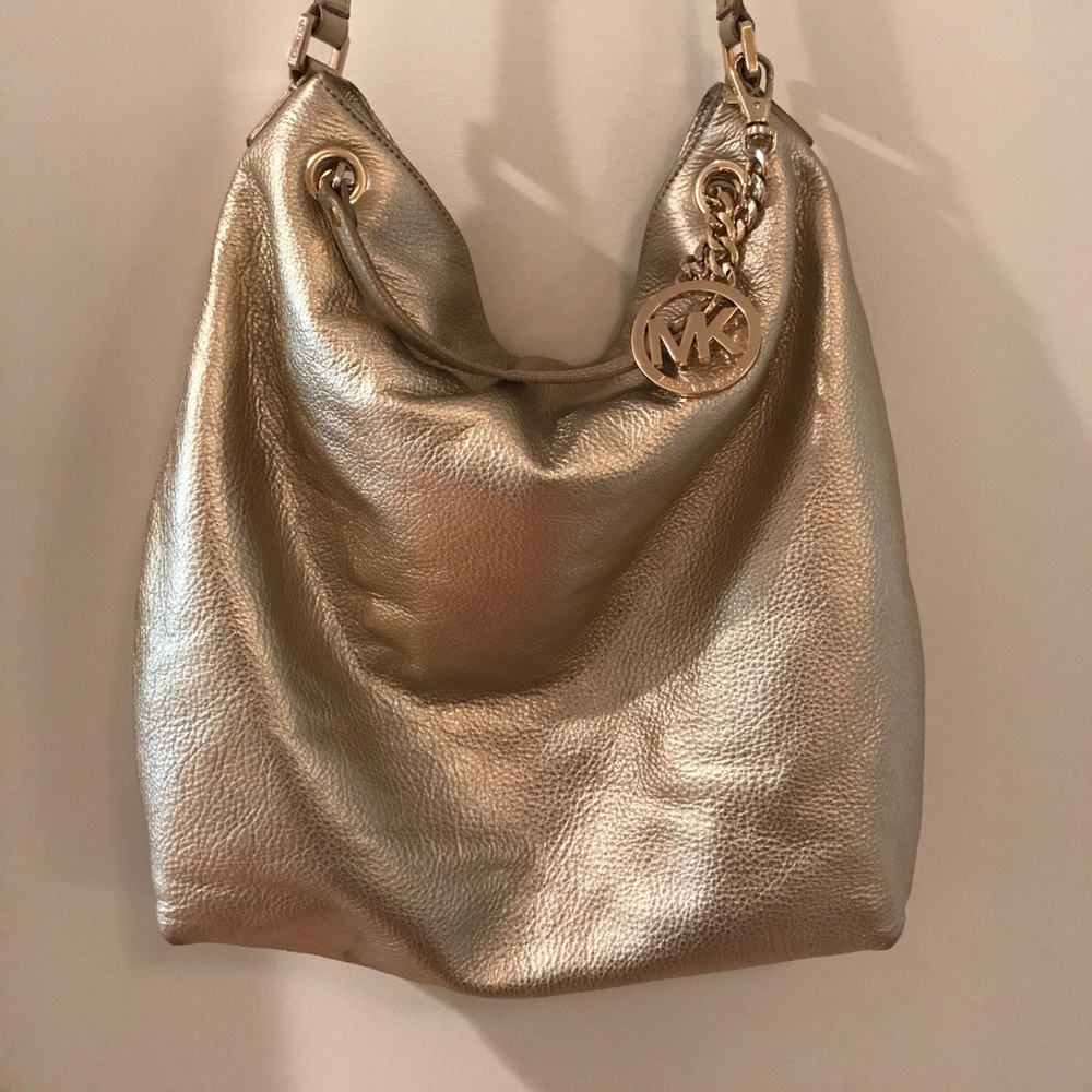 Michael Kors Gold Handbag