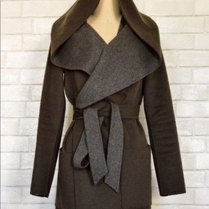 Wool Chandler Wrap Coat