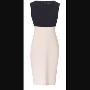 Zara Colorblock Midi Dress