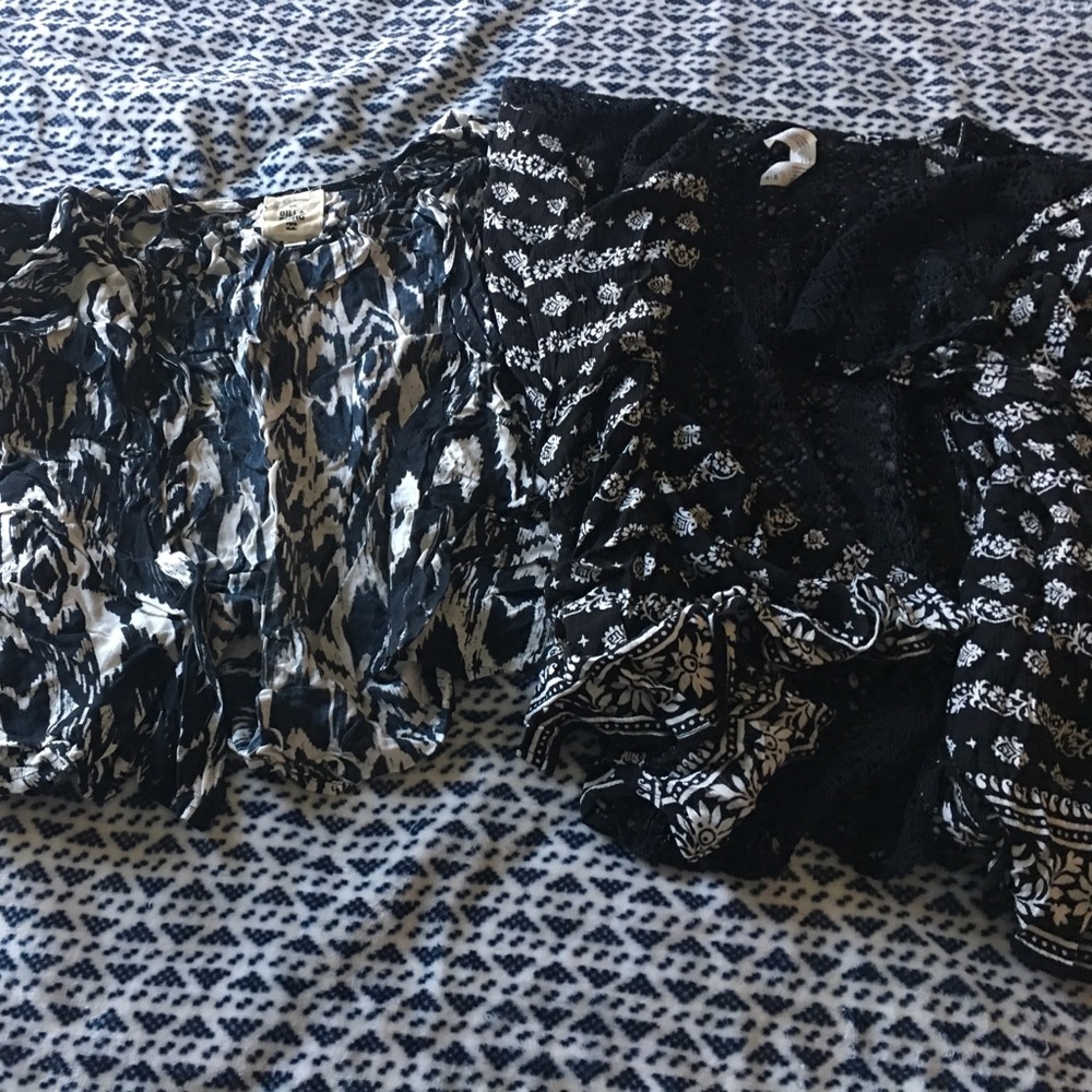 Set of two assorted coverups.