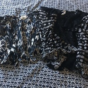 Set of two assorted coverups.