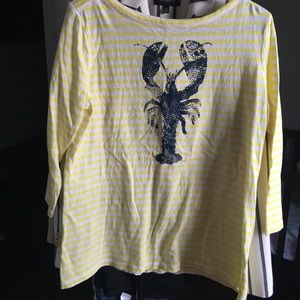Talbots stripped shirt