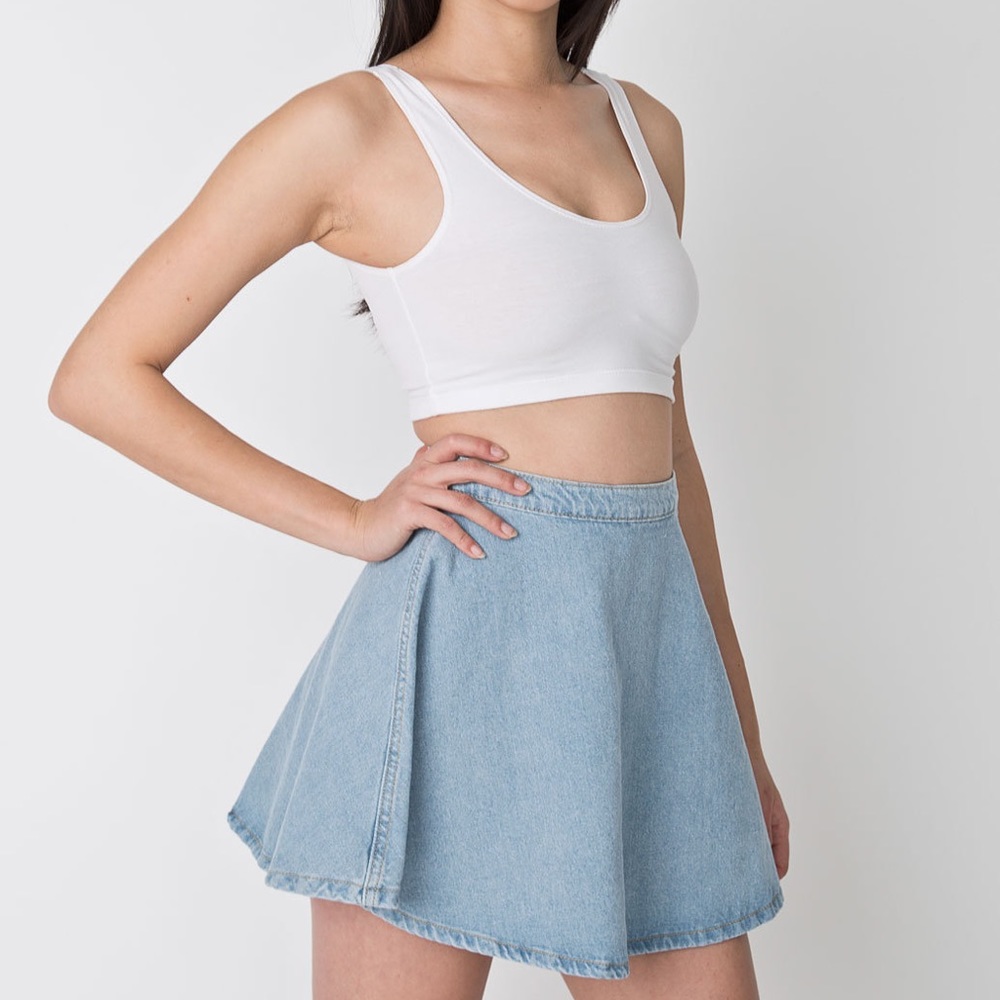 American Apparel Denim Skirt