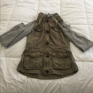 Abercrombie & Fitch Military Utility Jacket Green
