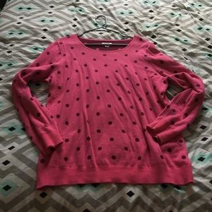 Polka dot sweater