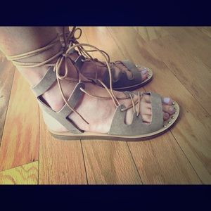 Steve Madden gladiator wrap sandals