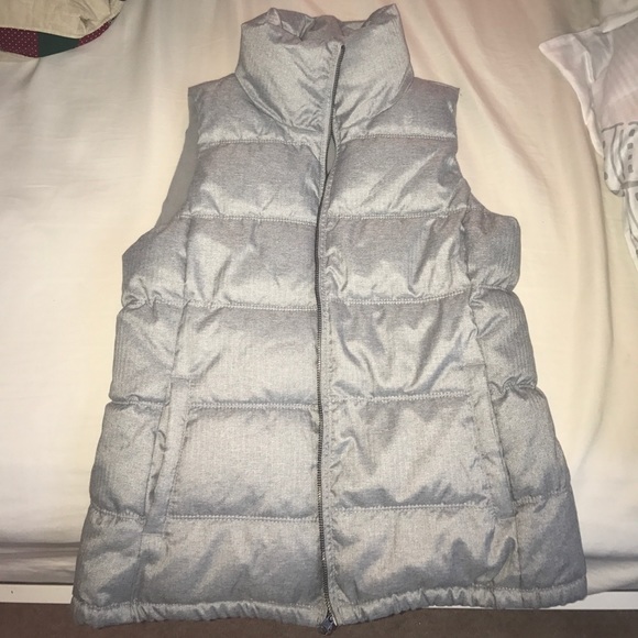 Old Navy Gray Puffer Vest - Picture 2 of 5