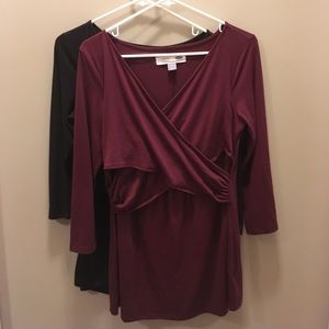 Old Navy Maternity/Nursing Tops. 2 for $20.