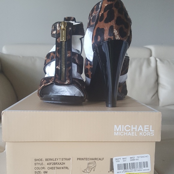 MK printed zipper stamp heel - Picture 2 of 4