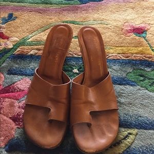 Beige Mules by Donald Pliner