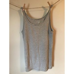Gray and white Gap Tank