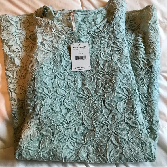 *SOLD* free people miles of lace fit & flare dress - Picture 4 of 5