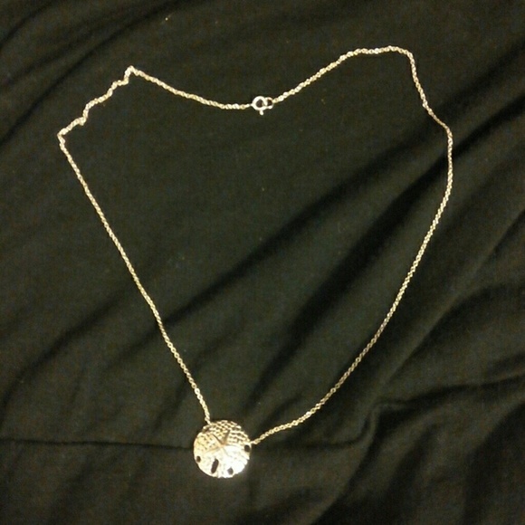 Sterling silver Sand dollar necklace - Picture 5 of 6