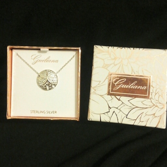 Sterling silver Sand dollar necklace - Picture 6 of 6