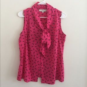 Ann Taylor LOFT Pink Blouse
