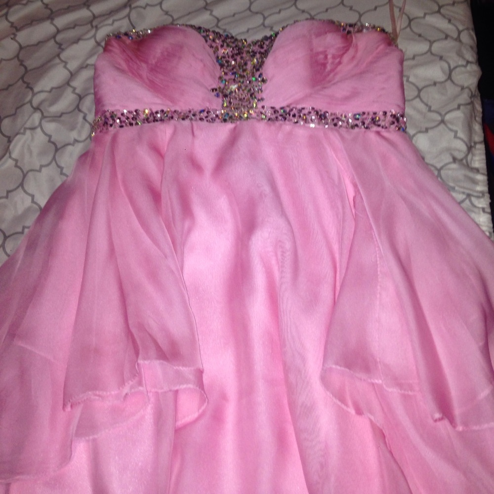 Bubble gum pink mayqueen courtier dress
