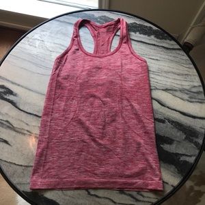 Heather red lululemon swiftly tech racerback