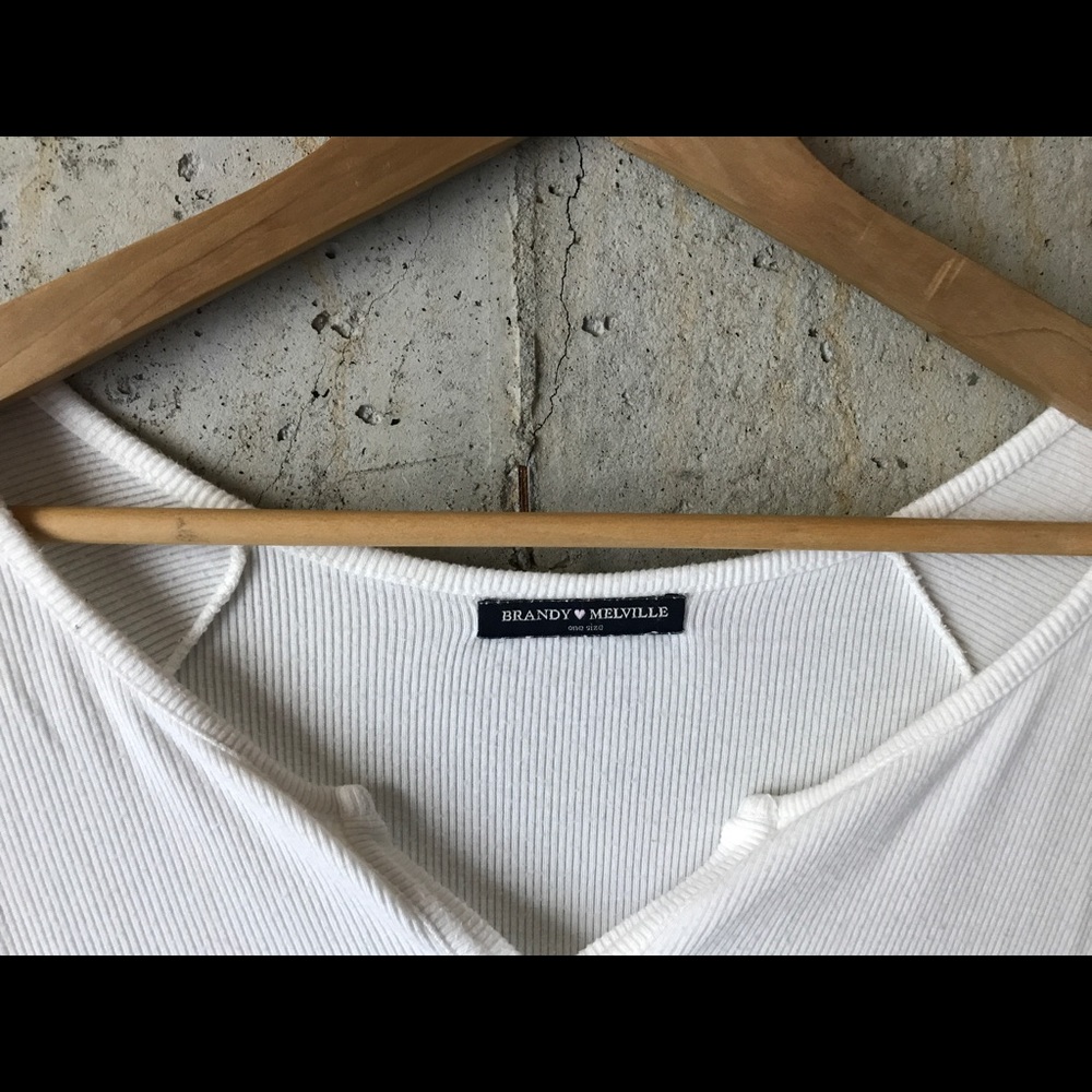 Brandy Melville White Long Sleeve