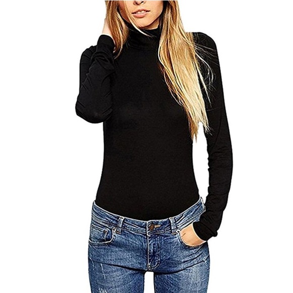 Open back turtle neck body suit - Picture 3 of 3