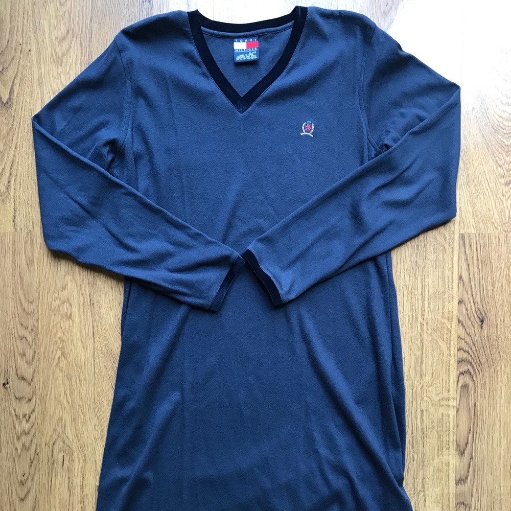 Vtg Tommy Hilfiger Shirt Dress