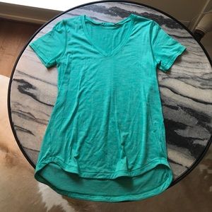 Light green lululemon v-neck