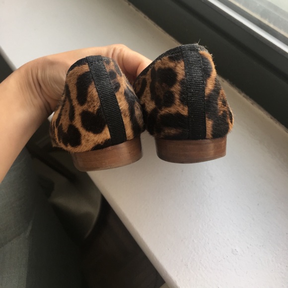 J.Crew Collection Leopard Calf Hair Kiki Flats - Picture 6 of 6