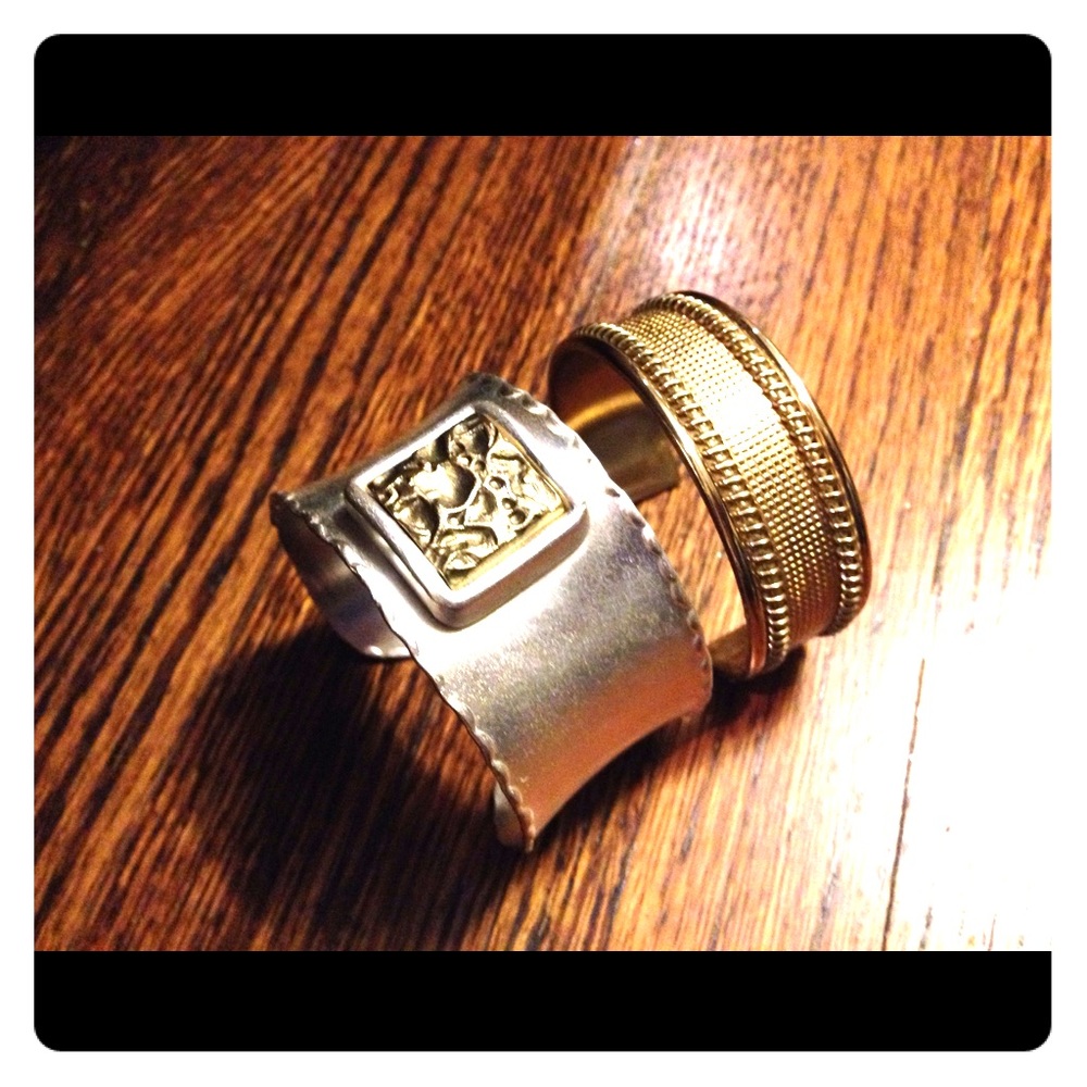 Bundle of 3 Rustic Cuffs