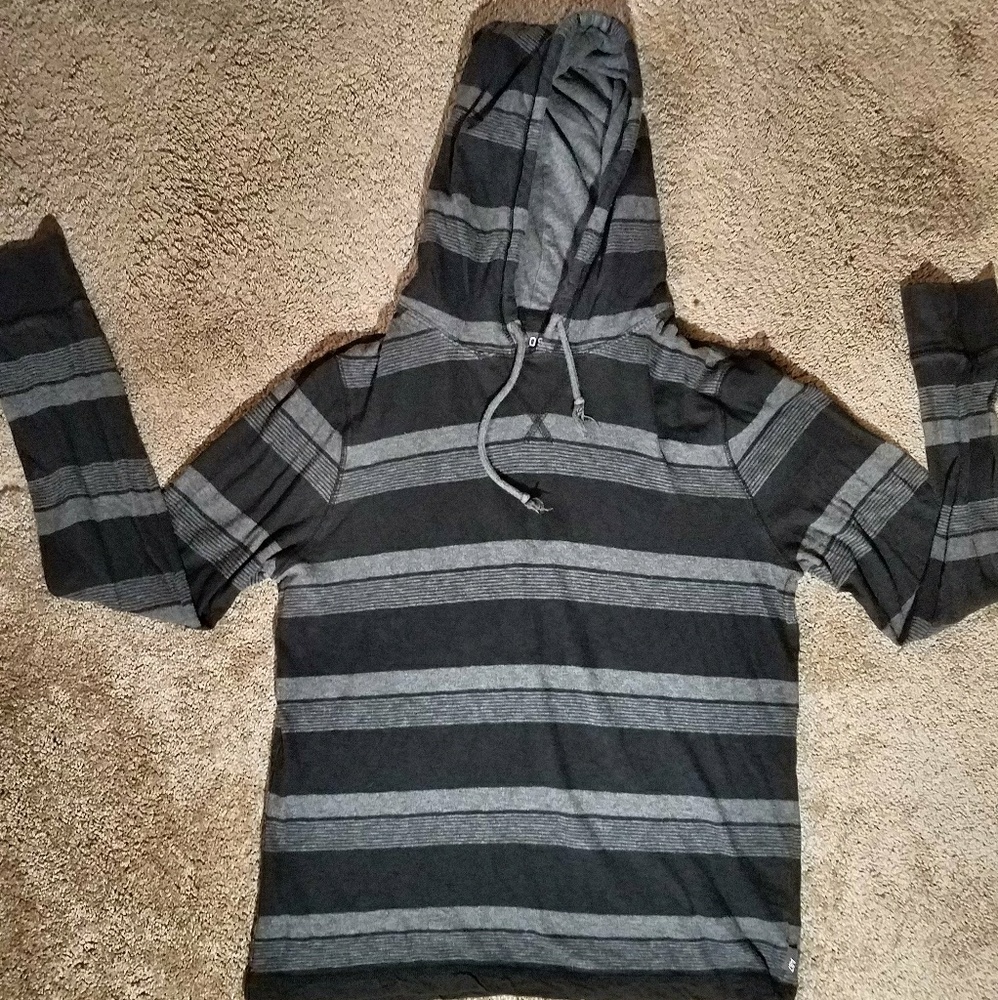 STRIPED AEROPOSTALE PULLOVER HOODIE