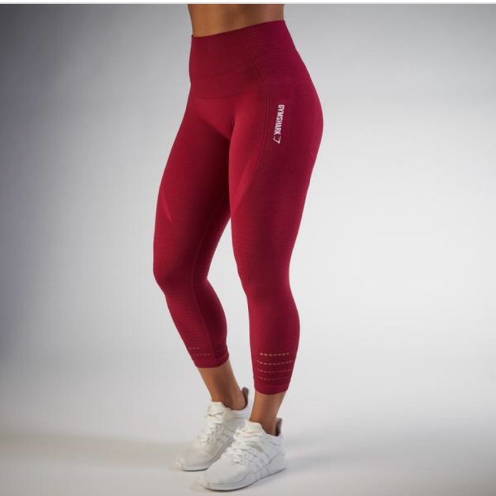 Gymshark high waisted seamless crop