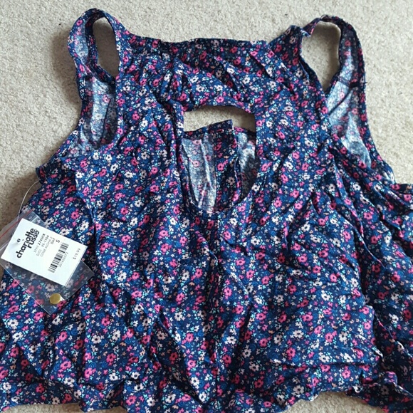 Floral Crop Top - Picture 3 of 3