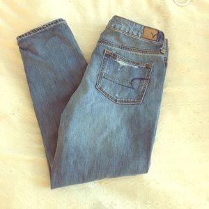American Eagle Boy Crop Jeans - 8 Regular