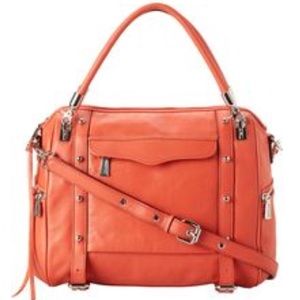 Rebecca Minkoff Orange Cupid Satchel