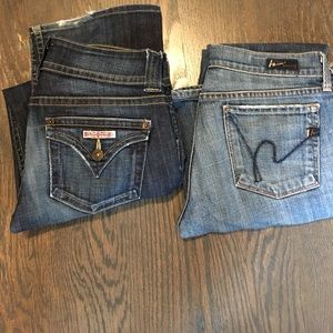 Hudson and Citizens of Humanity Jeans
