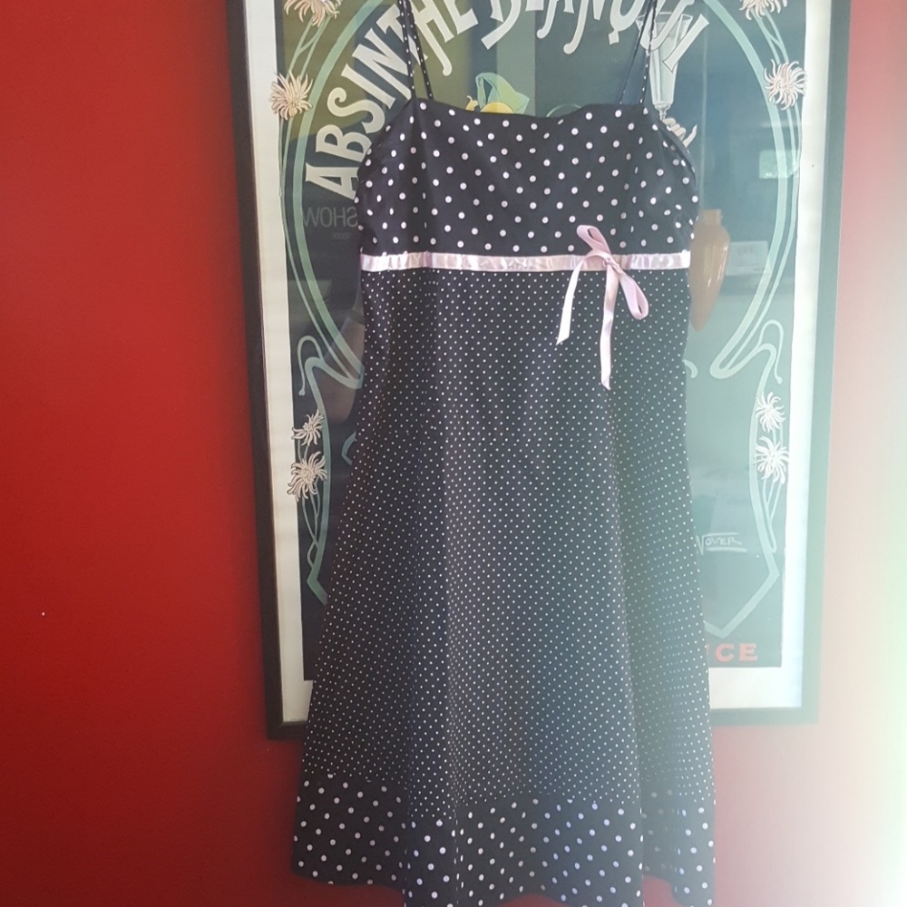 Polka dot pinup dress