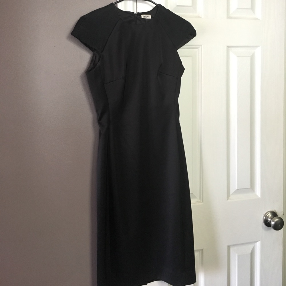 L'Agence Silk Short Sleeve Cocktail Dress
