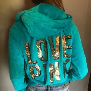 Victoria Secret PINK zip up hoodie
