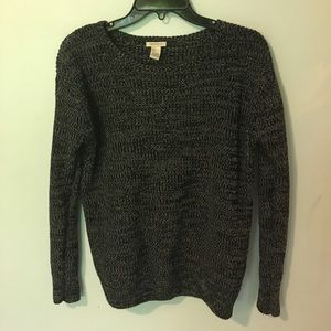 Forever 21 Black and White Knitted Sweater