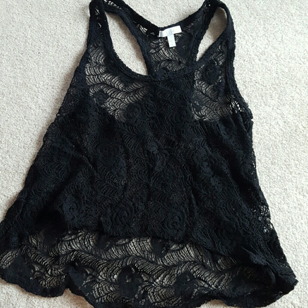 Lace tank top