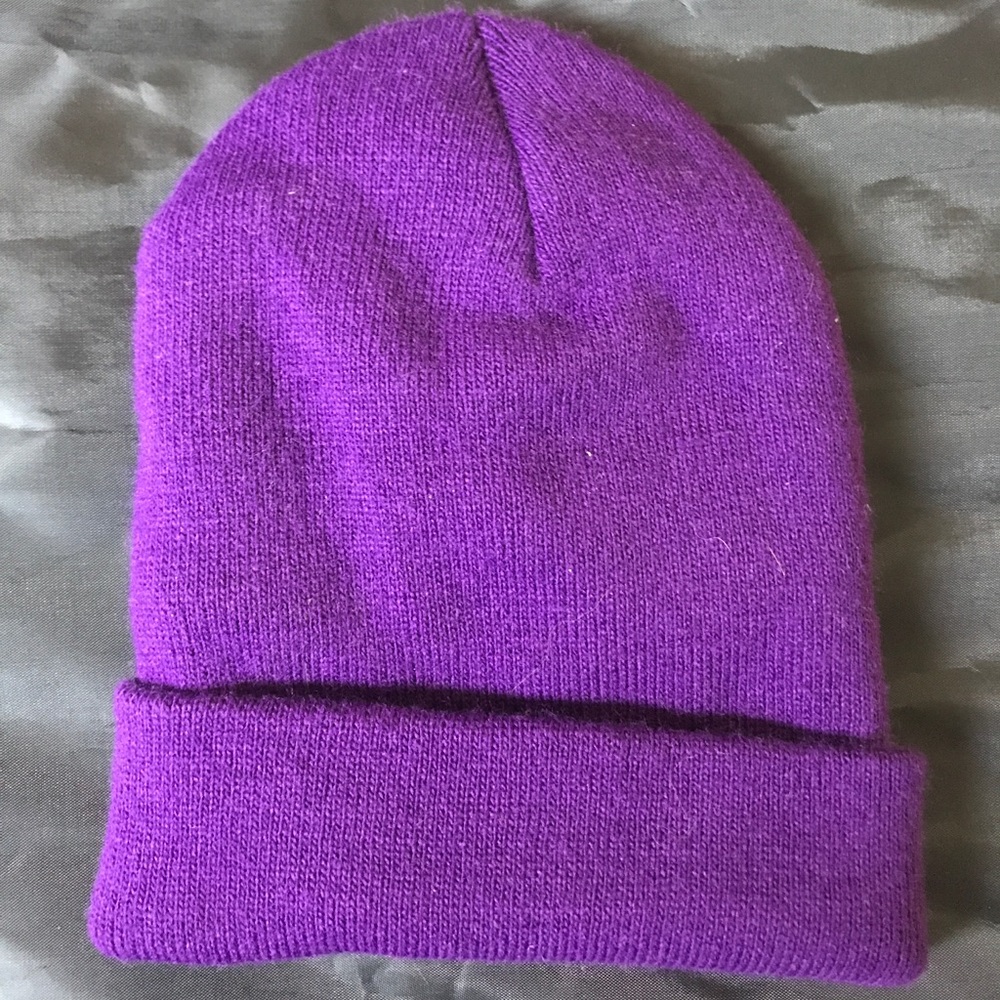 American Apparel Purple Beanie