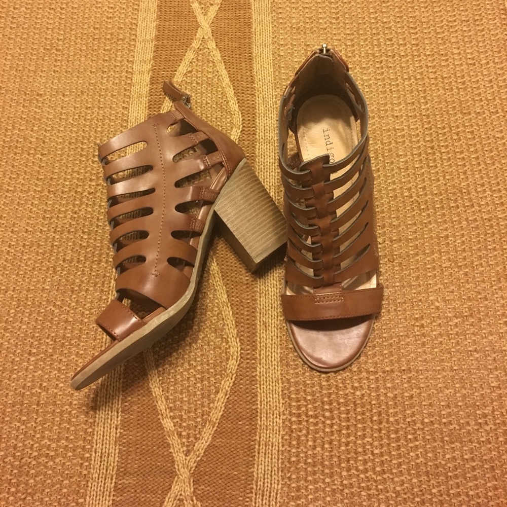 indigo rd. Caged heel sandals