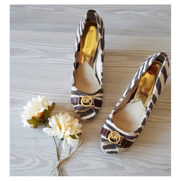 MICHAEL Michael Kors Shoes - MICHAEL Michael KORS Wedge Shoes Zebra
