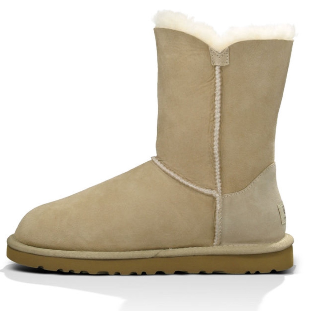 🆕UGG AUSTRALIA  BAILEY BUTTON SHORT BOOTS - Picture 2 of 8
