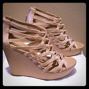 Strappy Wedge Sandals